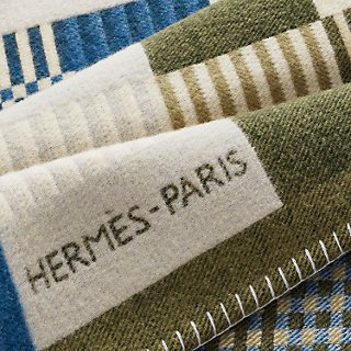 HERMES /ブランケット/アルブルタータン エルメス クッション ジャ